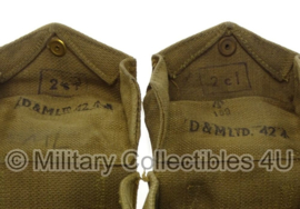 1 PAAR Britse Bren Gunner's Magazine  pouch Utility Pouch Magazijntassen borst model - origineel WO2