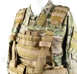 Defensie Profile Equipment Coyote plate carrier inclusief Molle belt  - origineel