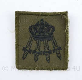 KL Landmacht borst embleem NLD Contingents Commando - met klittenband - afmeting 5 x 5 cm - origineel