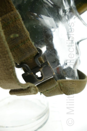 KL Nederlandse leger Special Forces ballistische helm met rigger modified padded liner en woodland overtrek - fabrikant SPE - maat Medium - gebruikt - origineel