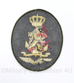 Defensie embleem - 8 x 6,5 cm - origineel