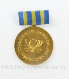 DDR NVA medaille Für treue Dienste bei der Deutschen Post im gold - origineel