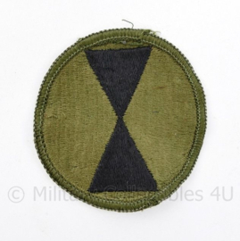 Vietnam oorlog US embleem 7th Infantry Division - 6,5 x 6 cm - origineel