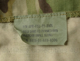 Crye Precision G3 Field shirt met klittenband op de borst - 50% Nylon en 50% cotton - maat SM XL = Small Extra Long - nieuw - origineel