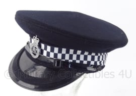 Britse Police pet "lincolshire constabulary" - voor hogere rangen - maat 7 1/8 - Origineel