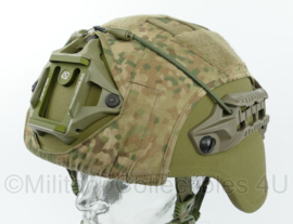 Galvion Doks Revision helm Baltskin Viper P6N met NFP Tan cover - maat 3 (54,6 tm. 57,9 cm.) =  Large  -licht gebruikt - origineel