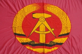 DDR Vlag Banner Polyester groot - 2,2 x 1,17 meter - nr. 7