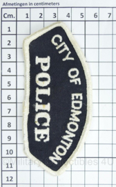 Canadese Politie embleem Canadian City of Edmonton Police patch - 11,5 x 5 cm - origineel