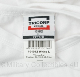 Tricorp t-shirt wit - korte mouw - 95% katoen, 5% elastaan spandex - maat Extra Small of Large - nieuw - origineel