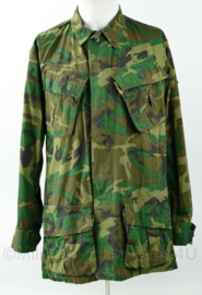 Zeldzaam USMC US Marine Corps Poplin Vietnam oorlog 1970 ERDL camo uniform - Small long - origineel