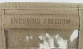 Enduring Freedom Wrist Office pouch Coyote - 14 x 12 cm - licht gebruikt - origineel