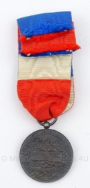 Belgische "Republique Francaise" ijzeren  medaille - Origineel