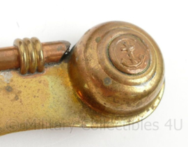 KM Koninklijke Marine bootsmansfluitje/boatswain's call/bosun's whistle - 15 x 4½ x 4 cm