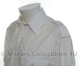 KL Nederlands leger en Korps Mariniers Barathea GLT overhemd WIT - met zichtbare knopen en borstzakken - 60% katoen - meerdere maten - origineel