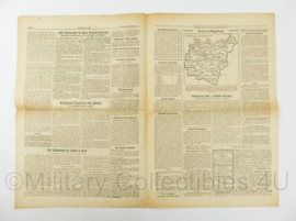 WO2 Duitse krant Frankische Tageszeitung nr. 226 26 september 1944 - 47 x 32 cm - origineel