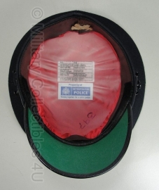 Politie platte pet - zonder insigne  -  grof wol Zwart - maat 55, 56, 57, 58 of 62 cm - origineel