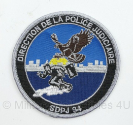 Frans Embleem Direction de la police Judiciaire SDPJ94 - diameter 9 cm - origineel