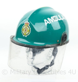 Mersey Regional Ambulance Service Rescue helm - blauw/groen - verstelbaar maat 54 - 62 cm - origineel