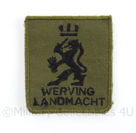 KL Landmacht borst embleem werving landmacht- met klittenband - afmeting 5 x 5 cm - origineel