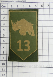 Defensie 13 MECHBAT 13 Gemechaniseerde Brigade embleem met klittenband - origineel