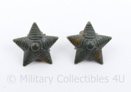 Russische leger groen paar sterren - 2 x 2 cm - origineel