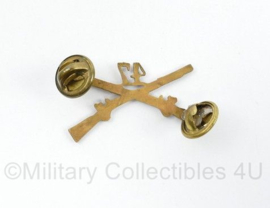 WO2 US Army 47th Infantry Regiment officer collar insigne - enkel - 4 x 2 cm -origineel