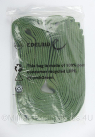 SE Jungle Sling Edelrid X-tube Bandschlinge 25mm - kleur 403 Olive - 7,3 meter lang met 2 lussen - nieuw in verpakking