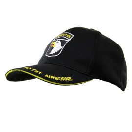 Baseball Cap 101st airborne Zwart - nieuw model