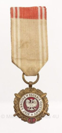 Poolse leger medaille 5 jaar trouwe dienst - origineel