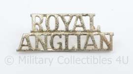 British shoulder title Royal Anglian Regiment - 5 x 2 cm - origineel