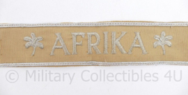 WO2 Duits originele Afrikakorps cufftitle  - 41 x 4 cm - origineel