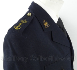 Korps Mariniers Barathea uniform met kraagspiegels, broek en stropdas - maat jas 49 en broek 46 - origineel