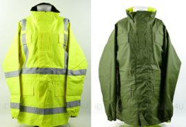 Jacket Reversible High Visibility MVP parka omkeerbaar met reflecterende strepen - fluorgeel/groen - NIEUW in verpakking - maat 190/128 - origineel