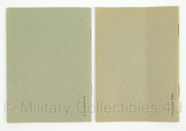 KL Landmacht Reglement boekjes - VS 27/3103 - Reglement betreffende de Krijgstucht - afmeting 10 x 14 cm - origineel