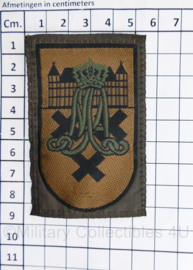 Defensie arm eenheid embleem Militaire Academie - met klittenband - 8,5 x 5,5 cm - origineel