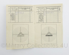 WO1 WO2 Duits Geweer Schiessbuch Infanterie Regiment 6 - 14 x 9 cm - origineel