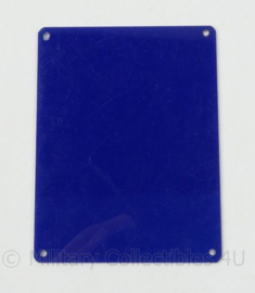 Noodwachter BB Bescherming Bevolking bordje - 8 x 6 cm - origineel