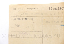WO2 Deutsches Reich Deutsche Reichspost Telegramm 1944 - origineel