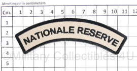 Defensie Nationale Reserve straatnaam NATRES  - huidig model - 11 x 2,5 cm - origineel