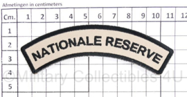 Defensie Nationale Reserve straatnaam - huidig model - 11 x 2,5 cm - origineel