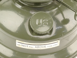 Antieke groene stormlantaarn 28 cm hoog - nieuw gemaakt