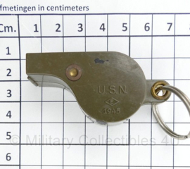 USN 1945 WO2 US Navy fluit - 7 x 3 cm - origineel