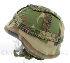 KMARNS Korps Mariniers M92 M95 composiet helm 2019 met Forest camo overtrek - maat Medium - gebruikt - origineel