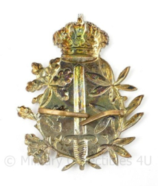 Belgische Gemeentepolitie pet insigne - 6½ x 5¼ cm - origineel