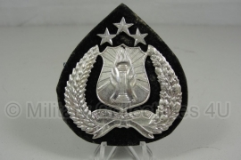 Petembleem Politie Thailand  -  7 x 6,5  cm origineel