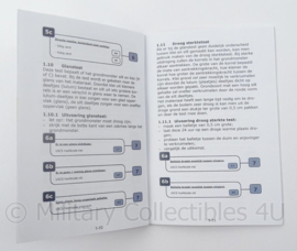 KL Landmacht Instructiekaart Veldtesten USCS Unified soil classification system - IK5-131 - afmeting 10 x 15 cm - origineel