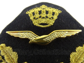 Koninklijke Luchtmacht pet insigne onderofficier - nieuw in verpakking - open krans - origineel