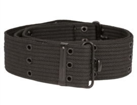 Pistol belt webbing koppel BLACK