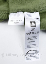 Korps Mariniers en Defensie Odlo Midlayer 1/2 Zip vest with collar Onderhemd Col L-mouw NFP mono - gedragen - maat Extra Large- origineel