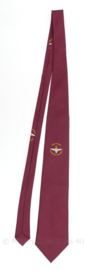 British Parachutist Regiment Derby Branch stropdas bordeaux rood- origineel